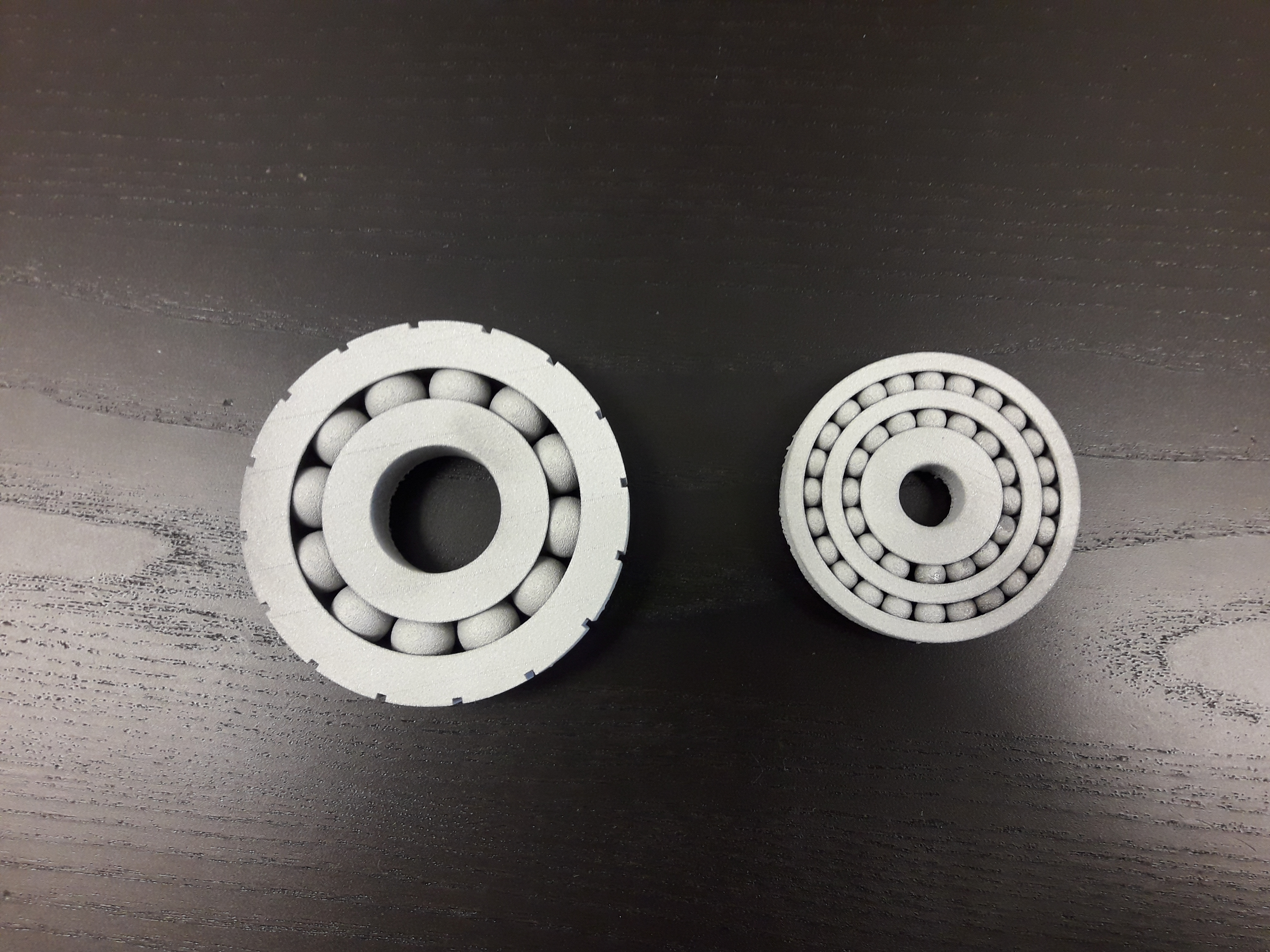 Roulement à billes imprimé 3D